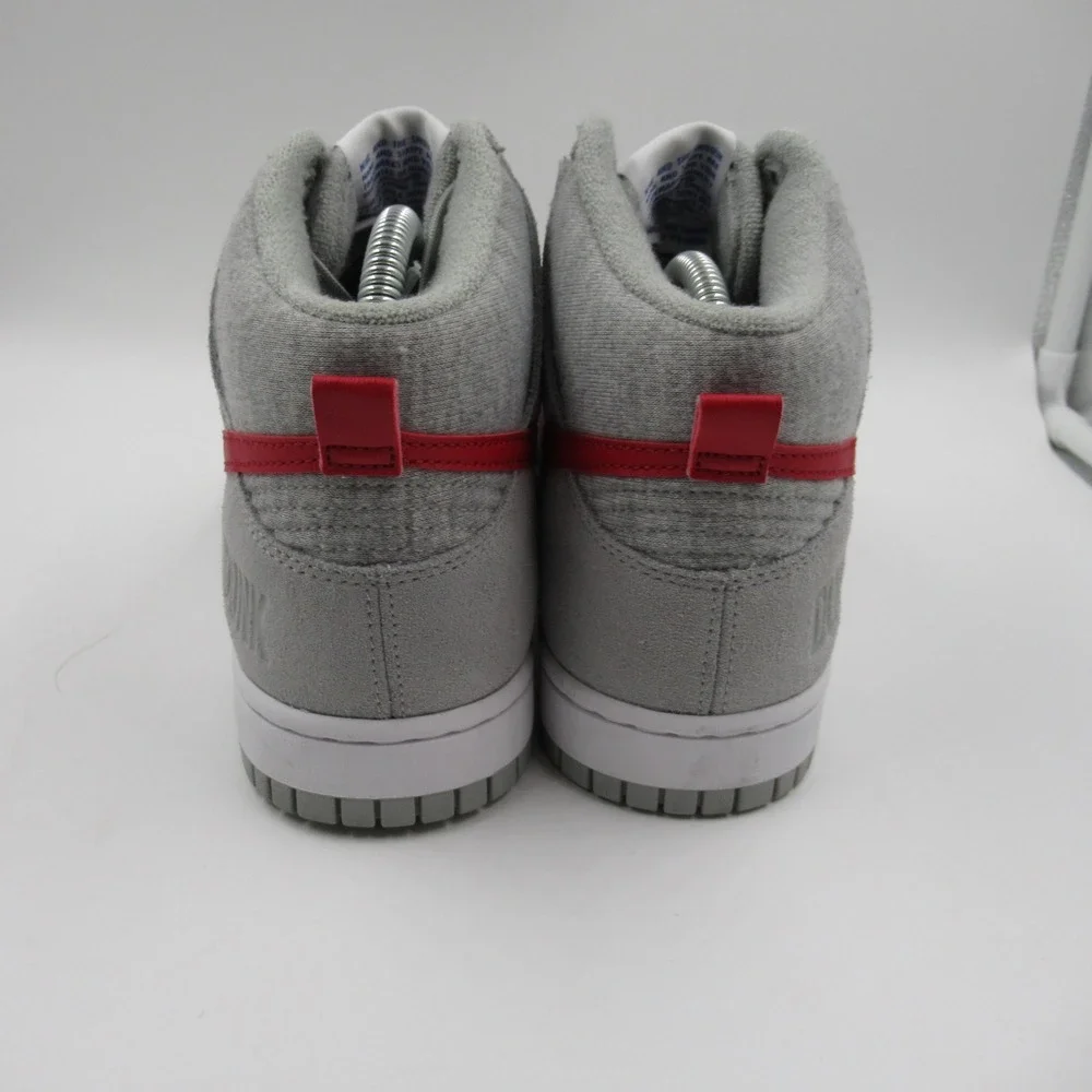 Nike Dunk High Athletic Club Light Smoke Grey University Red DJ6152-001 Mens 7.5